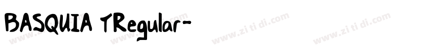 BASQUIA TRegular字体转换